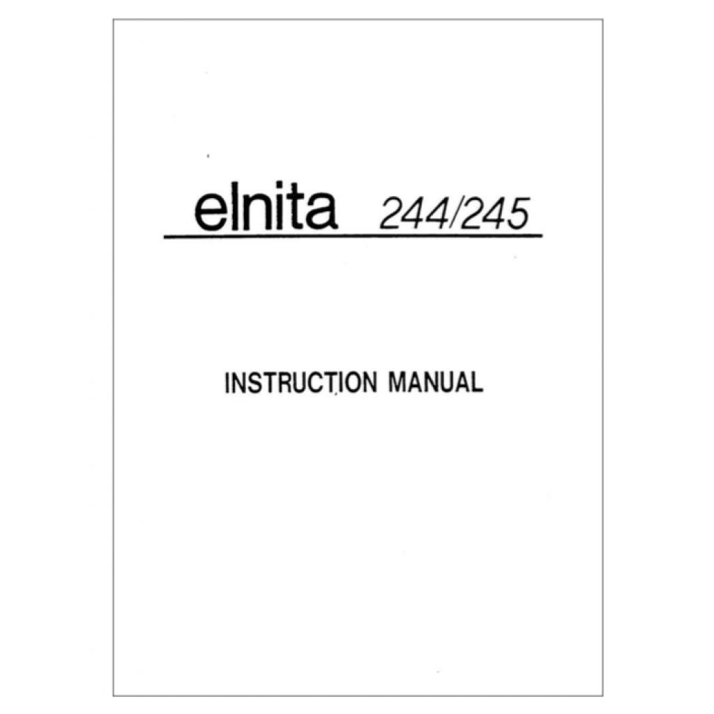 Elna Elnita Zz Manual
