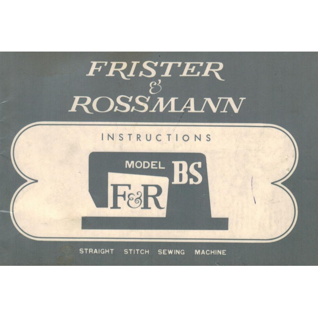 Frister and rossman manual
