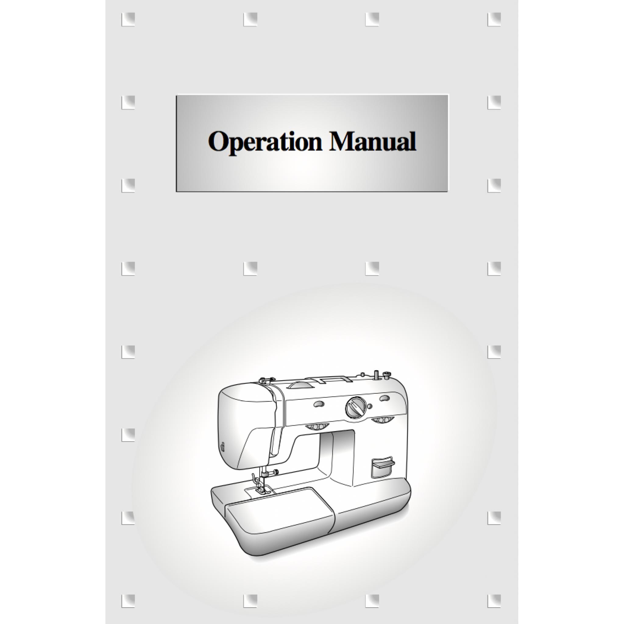BROTHER XL5556 & XL5700 Instruction Manual (Printed)