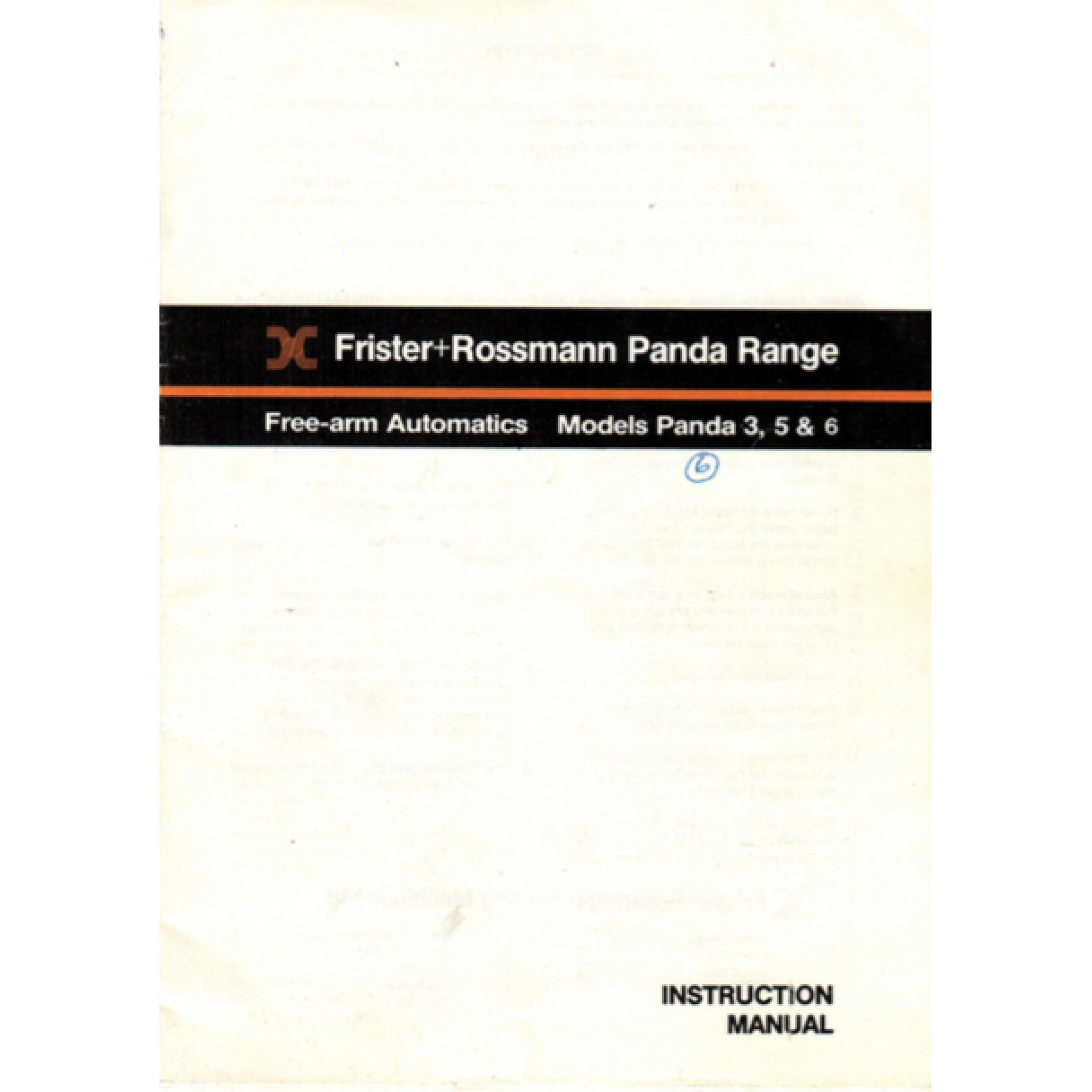 Frister rossmann model 35 manual