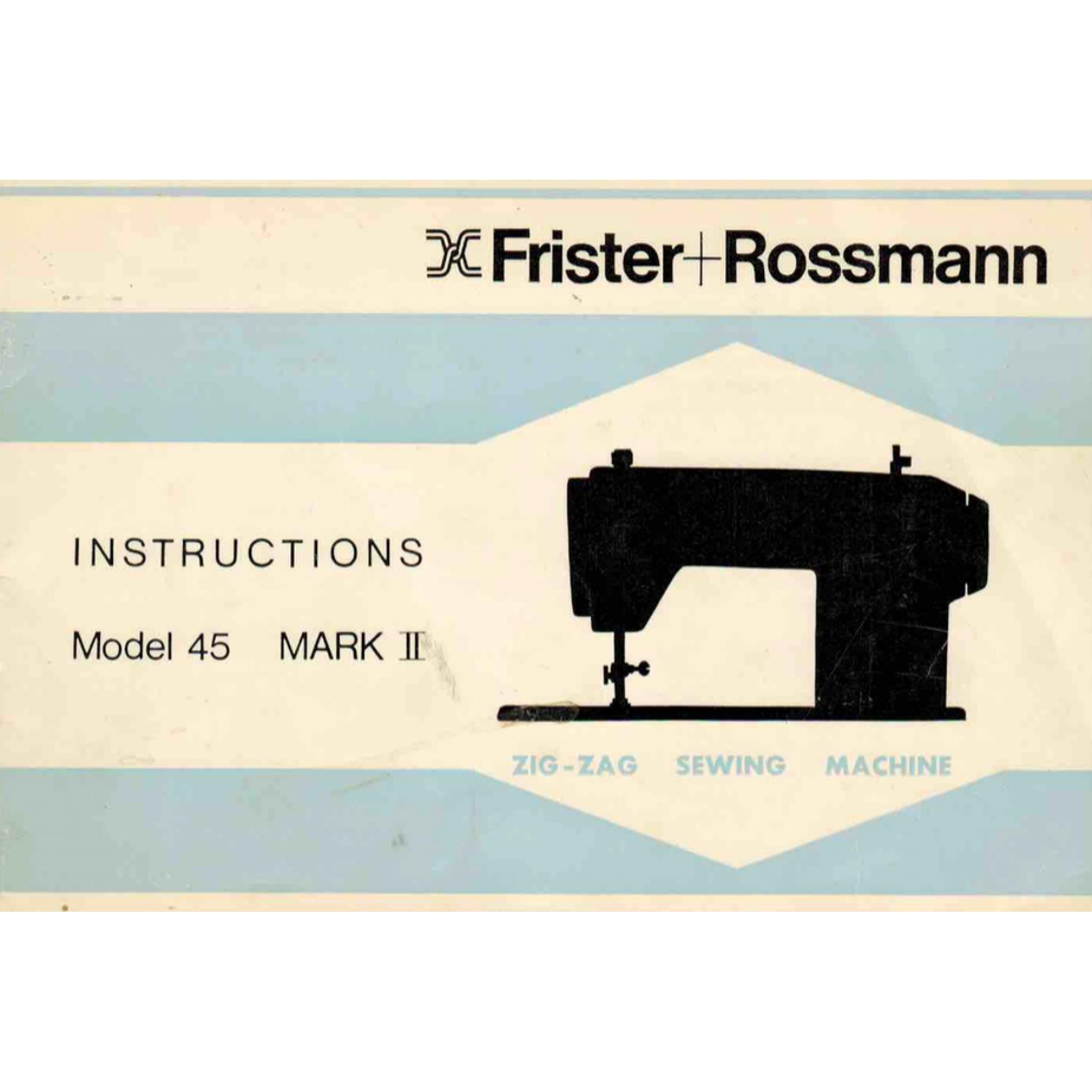 frister rossmann manual cub 4