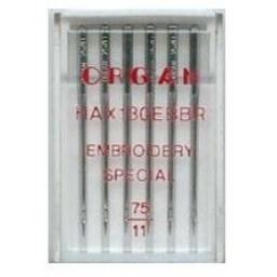 ORGAN Sewing Machine Needles Emroidery Special 75(11)