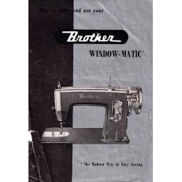 BROTHER Window-Matic Sewing Machine  Instruction Manual (Download)