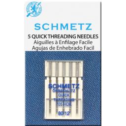 Schmetz Sewing Machine Needles Quick Threading size 90(14)