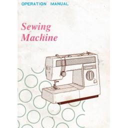 BROTHER VX1060, VX1080, VX1090, VX2010 & VX960 Sewing Machine Instruction Manual (Printed)