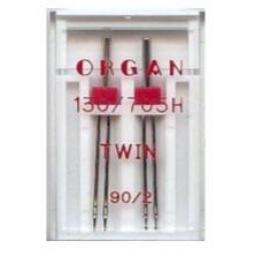 ORGAN Sewing Machine Needles Twin 90/2