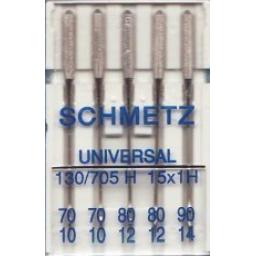 Schmetz Sewing Machine Needles Universal Size 90(14)