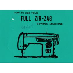 NOVUM Full Zig-Zag Instruction Manual (Printed)