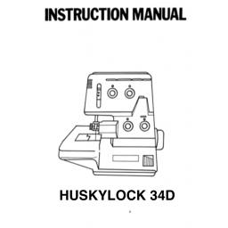 HUSQVARNA Huskylock 34D Instruction Manual (Download)