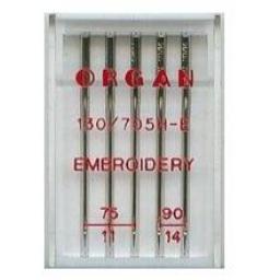 ORGAN Sewing Machine Needles Embroidery Assorted