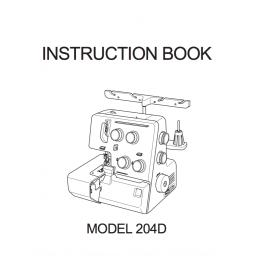 MY LOCK 204D Overlocker Instruction Manual (Download)