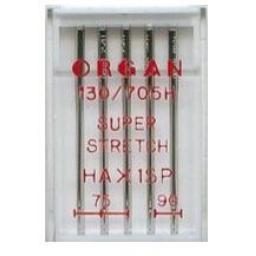 ORGAN Sewing Machine Needles Super Stretch Assorted (Ideal for Overlockers)