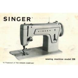 SINGER 239(M) Instruction Manual (printed copy)
