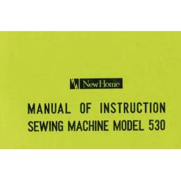 NEW HOME 530 IInstruction Manual (Printed)