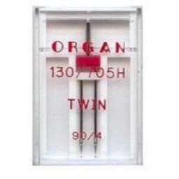 ORGAN Sewing Machine Needles Twin 90/4