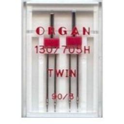 ORGAN Sewing Machine Needles Twin 90/3