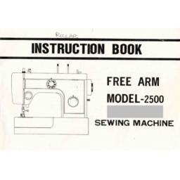 Riccar 2500 Instruction Manual (Printed)