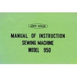 NEW HOME 950 Instruction Manual (Printed)