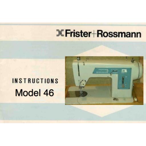 Frister + Rossmann Model 46 Instruction Manual (Download)