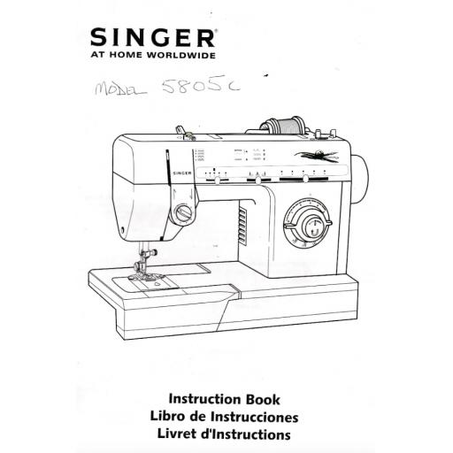SINGER 5805C Instruction Manual (printed copy)
