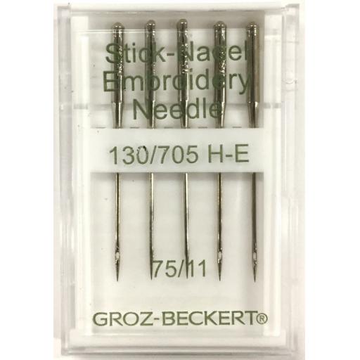 GROZ-BECKERT Sewing Machine Needles Emroidery 75(11)