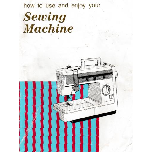 JONES or BROTHER Model VX 857, VX880 & VX883 Sewing Machine  Instruction Manual (Download)