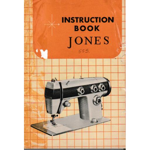 JONES Model 556 Sewing Machine Instruction Manual (Download)