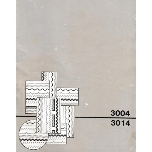 SINGER 3004 & 3014 (N) Instruction Manual (Printed)