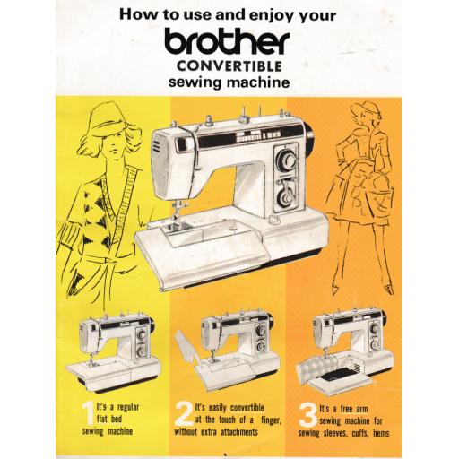 BROTHER XL3001 (Convertible) Instruction Manual (Download)