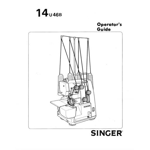 SINGER 14U46B Overlocker Instruction Manual (Download)
