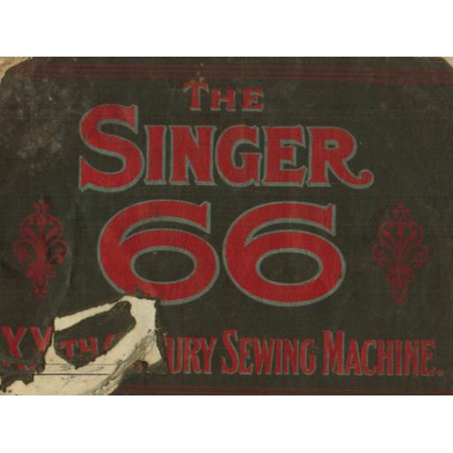 SINGER 66 The XXth Century Sewing Machine Publicity Book.