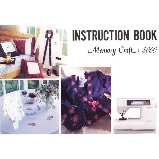 JANOME/NEW HOME MemoryCraft 8000 Instruction Manual (Printed)