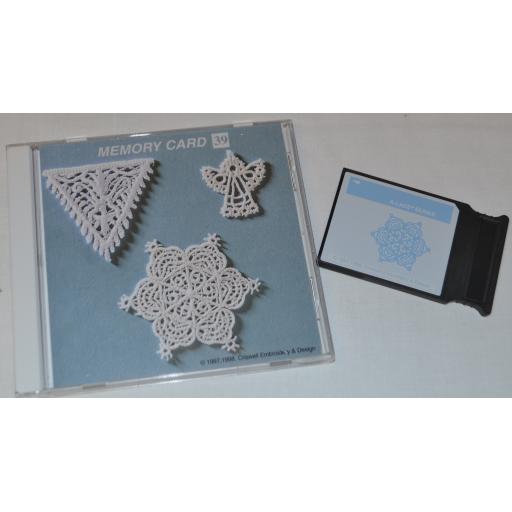 JANOME Embroidery Card No. 39 - K LACE