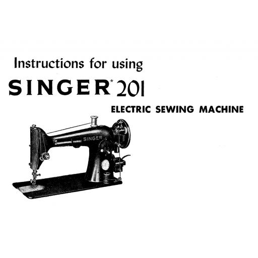 SINGER 201K Instruction Manual (Printed)