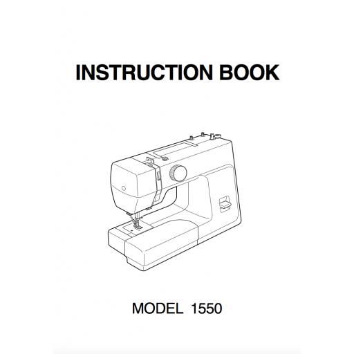 NEW HOME 1550 INSTRUCTION MANUAL (Printed)
