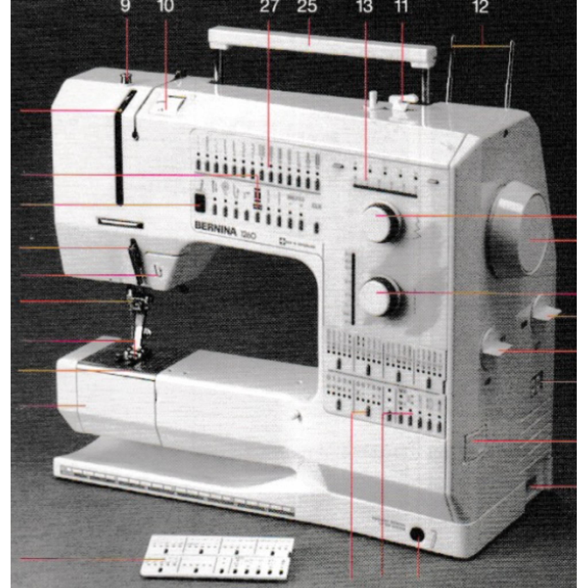 BERNINA 1260 Instruction Manual (Printed)