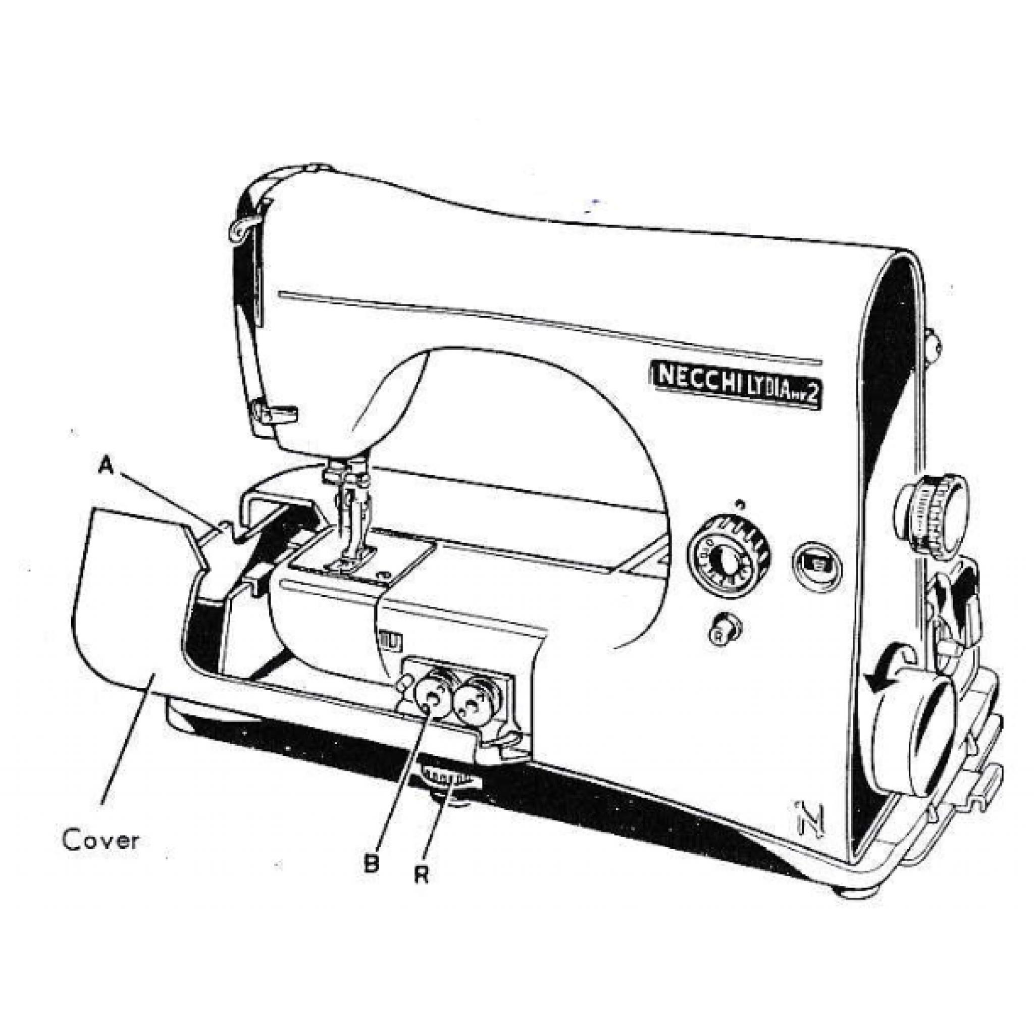 NECCHI Lydia MK 2 (542 & 544) Instruction Manual (Printed)