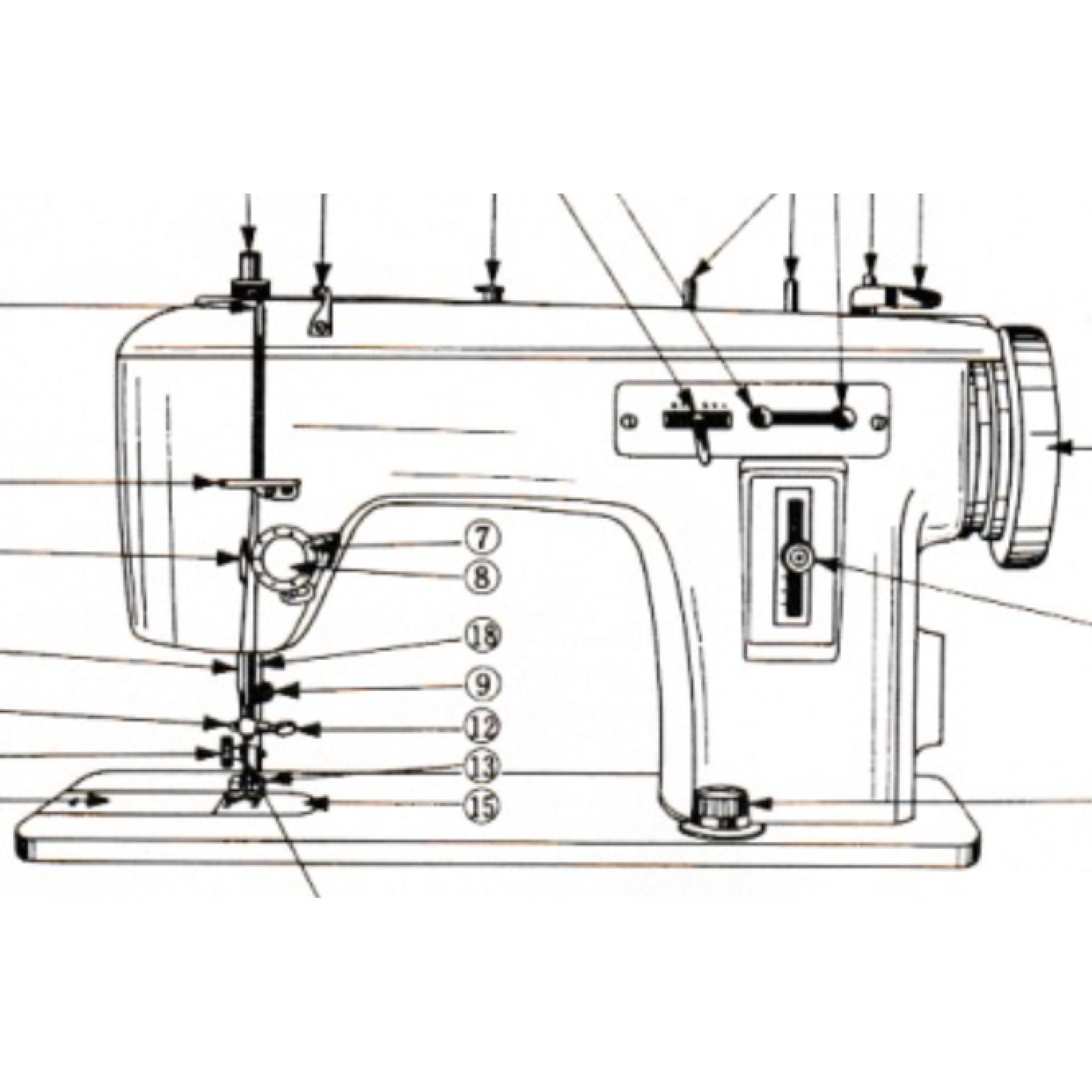 JONES BROTHER 1681 Zigzag Sewing Machine Instruction Manual (Download)