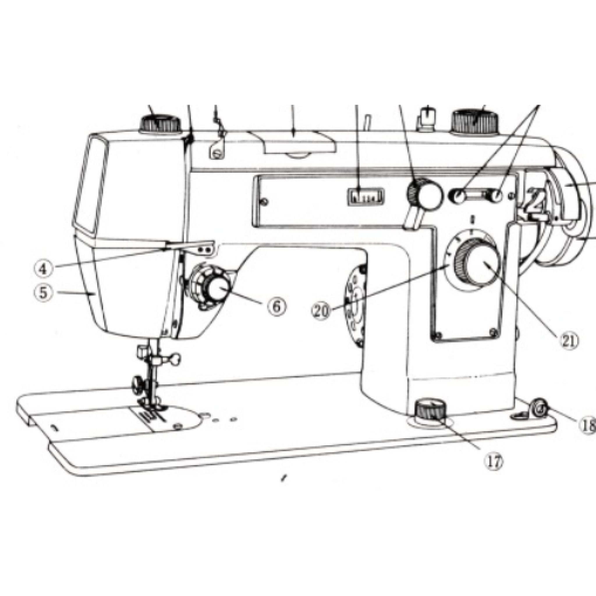 JONES BROTHER Model 171 Sewing Machine Instruction Manual (Printed)