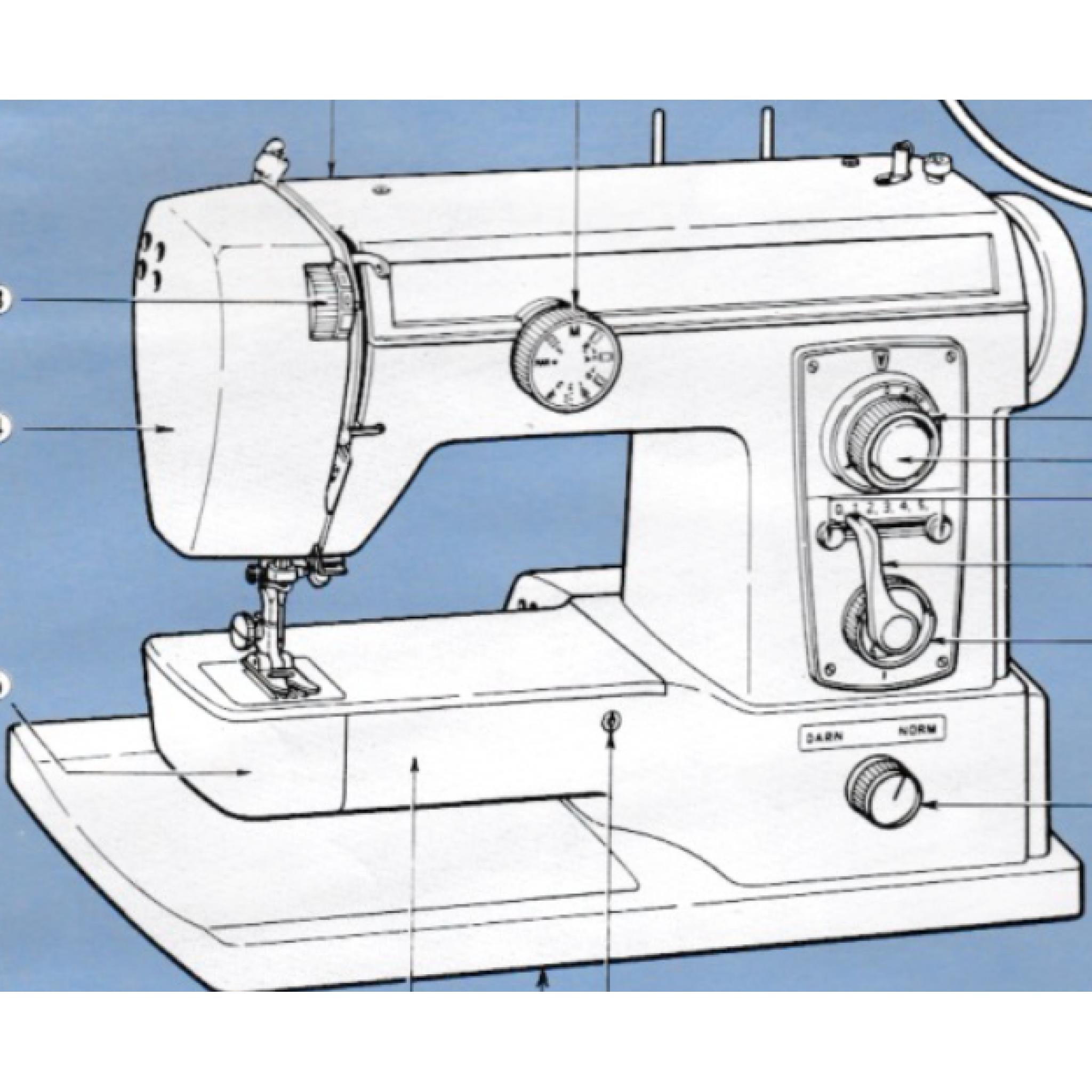 JONES Model XL700 Sewing Machine Instruction Manual (Printed)