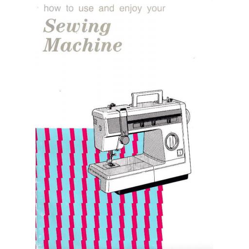 JONES BROTHER Model VX2080 & VX2083 Sewing Machine Instruction Manual (Printed)